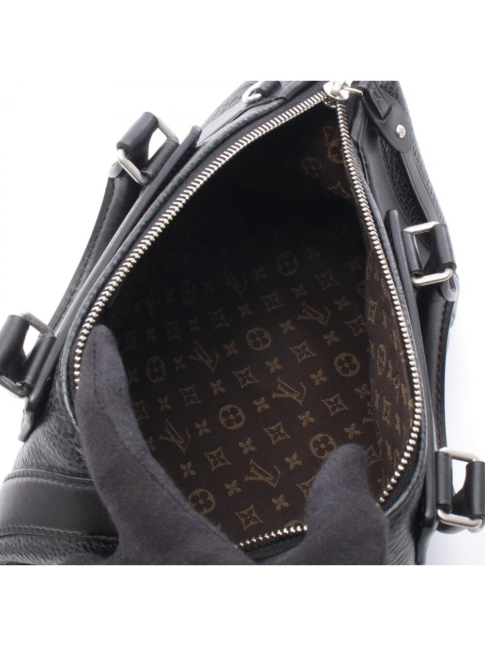 Louis Vuitton Handbag LV Biker PM 2-Way Noir Leather - Picture 3 of 7